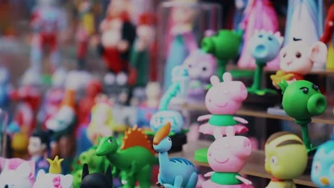 Small temple fair lantern  spring festival chinese festivals handicrafts cartoon Stock Footage 233547630