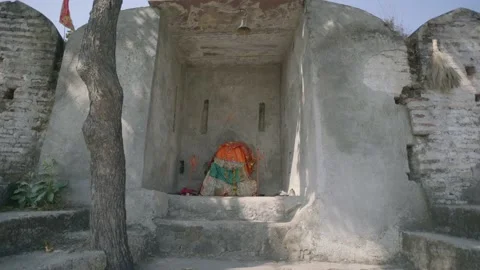 Small temple in fort Stock Footage 204788188