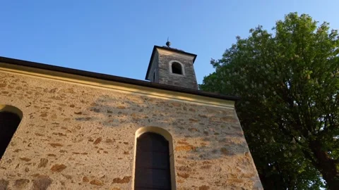 Small temple on the mountain Stock Footage 243659244