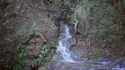 Small Texas Waterfall Stock Footage 57466680