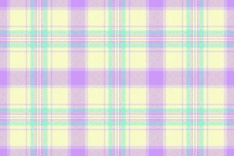 Small textile pattern vector, festival tartan fabric check. Coloured seamle.. Stock Illustration