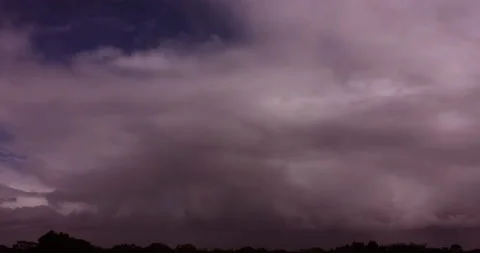 Small Thunderstorm Passing Over (2160p 23.976) Video stock 167245143