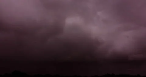 Small Thunderstorm Passing Over (2160p 29.97) Stock Footage 167247475