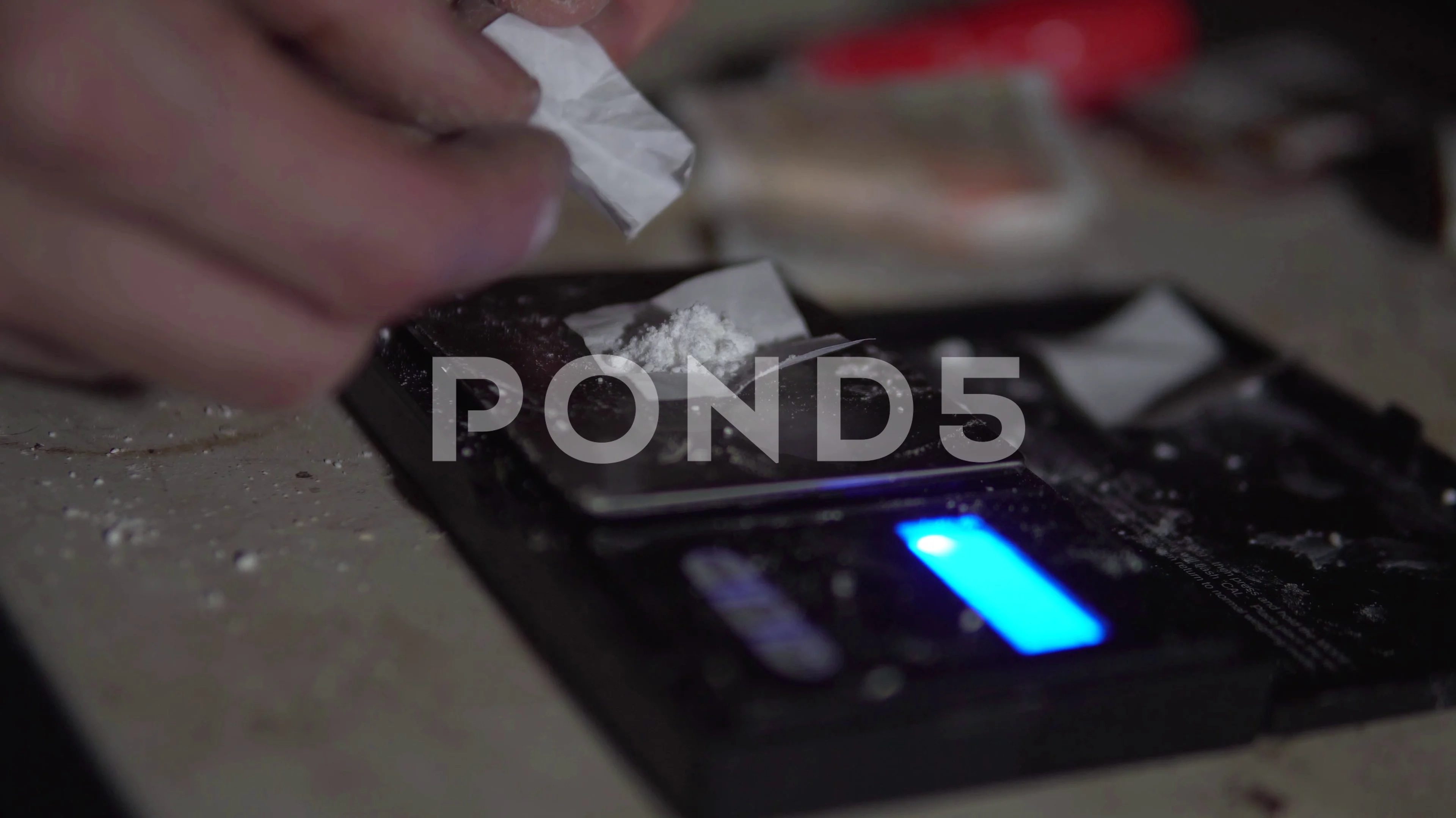 Weighing Drugs Before Packing - Stock Video