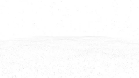 Small tiny particles of dust spinning and moving shaping waves on the white Stock Footage 97676278