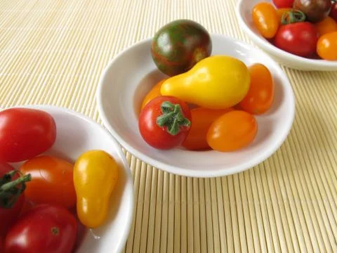 Small tomatoes Stock Photos