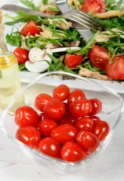 Small tomatoes Stock Photos