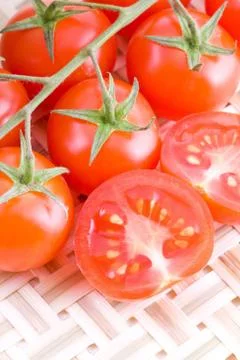Small tomatoes Stock Photos