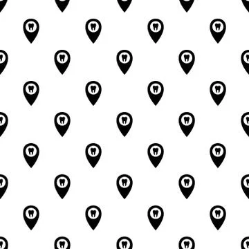 Small tooth icon, simple style Stock Illustration