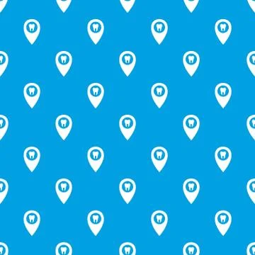 Small tooth pattern vector seamless blue Stock Illustration