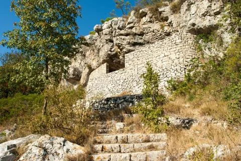 Small tower on the hillside Stock Photos