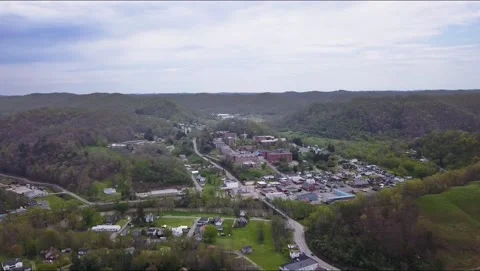 Small Town Aerial 库存影片 130227486