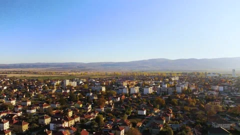 Small Town Back and Rise Horizontal Video stock 201736969