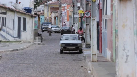 Small town in Brazil 2 Video stock 128077385