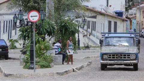 Small town in Brazil 3 스톡 동영상 128077448
