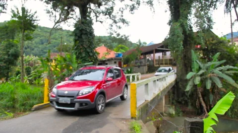 Small town bridge in Brazil Stock Footage 57410764