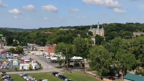 Small town carnival Stock Footage 114751316