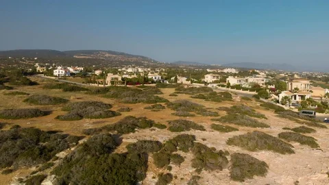 The small town in Cyprus. 4K Stock Footage 104656585
