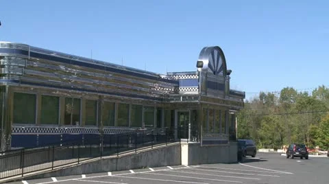 Small town diner (1 of 2) Stock Footage 12680581