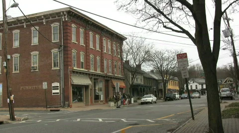 Small town in the eastern USA 動画素材 690845