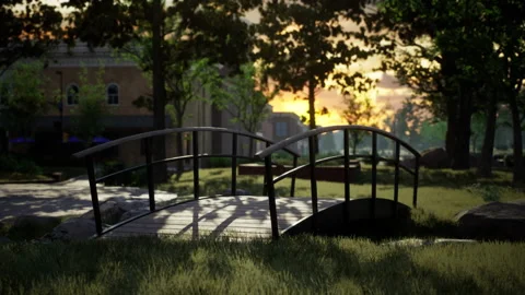 Small town with empty streets 動画素材 206777205