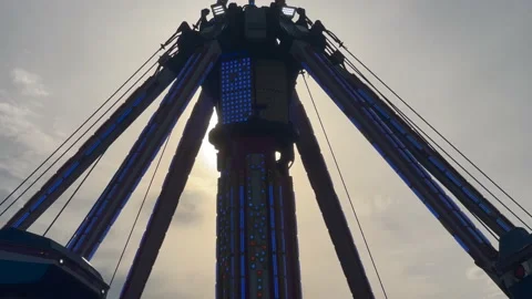 Small Town Fair Retro Rides Video stock 239086426