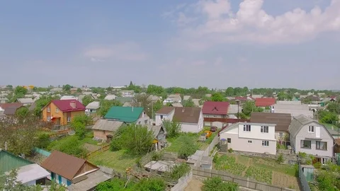 Small town forward, looking at daily life Stock Footage 76215235