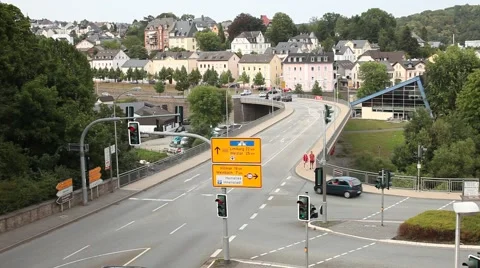 Small town in germany Stock Footage 54071819