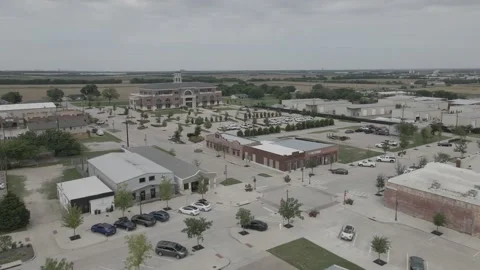 Small town hall Stock Footage 165904733