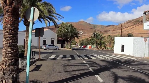 Small town in the hills Stock Footage 85301399