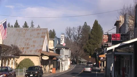 Small town hotel Video stock 46181956