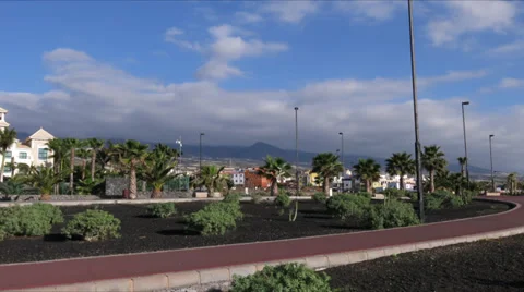 Small town hyper lapse (moving time lapse) Stock Footage 34028303