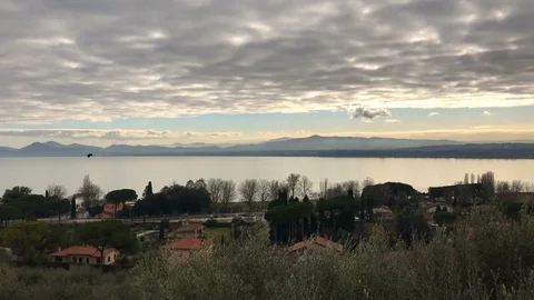 Small Town by the Lake Video stock 86595533