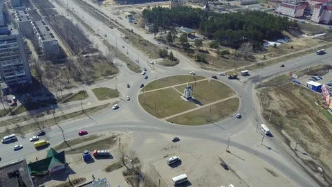 Small Town Landmark 2 Stock Footage 74428681