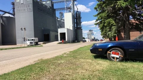 Small Town Life Fixed Stock Footage 76809578