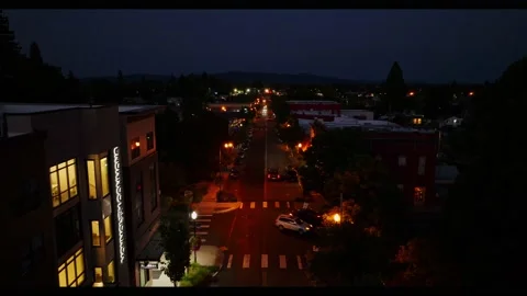 Small Town Main Street Video stock 207182635