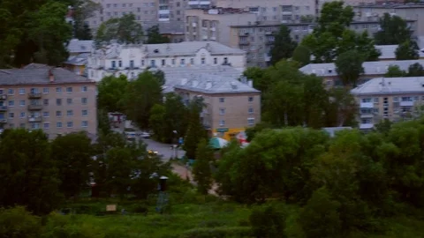 Small town in the mountains Video stock 80439800