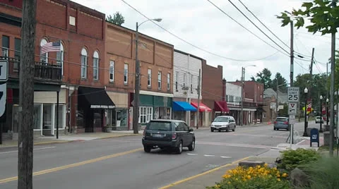 Small town ohio Stock Footage
