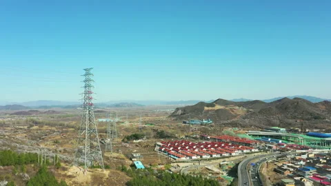 A small town on the outskirts of Beijing Vídeo Stock 150242146