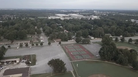 Small town park Stock Footage 115681902