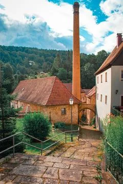 A small town Foto stock