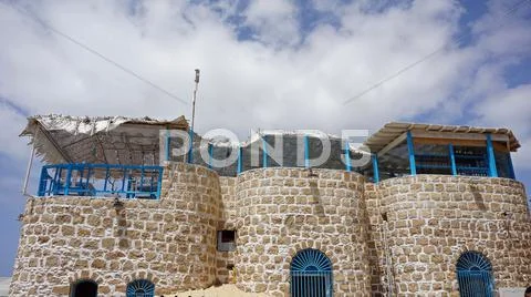 small town santa mario on sal island Stock Photos