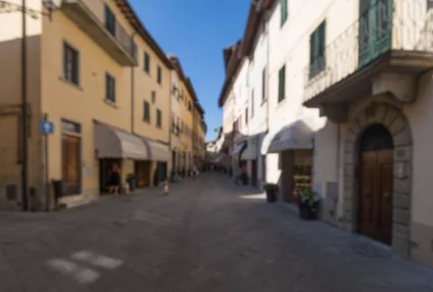 Small town scene Stock-Fotos