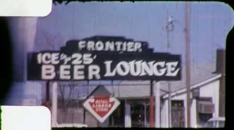 SMALL TOWN TEXAS USA Through the Windshield 1960s Vintage Film Home Movie 6039 Stock Footage 12621655