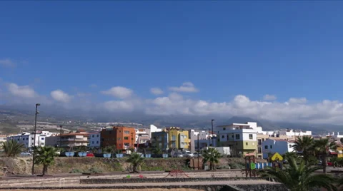 Small town time lapse Stock Footage 34028324