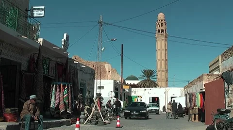 Small town - Tozeur Vídeos de archivo 7734310