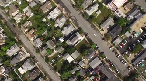 Small Town USA Diagonal Stock Footage 51445291