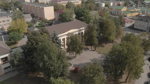 Small town view from above Video stock 101663597