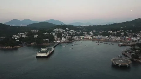 Small town view Stock Footage 299949403