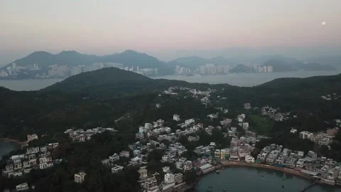 Small town view Stock Footage 299949412